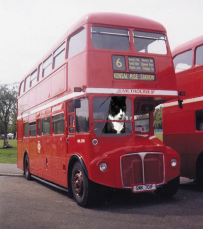 Routemaster bus, London